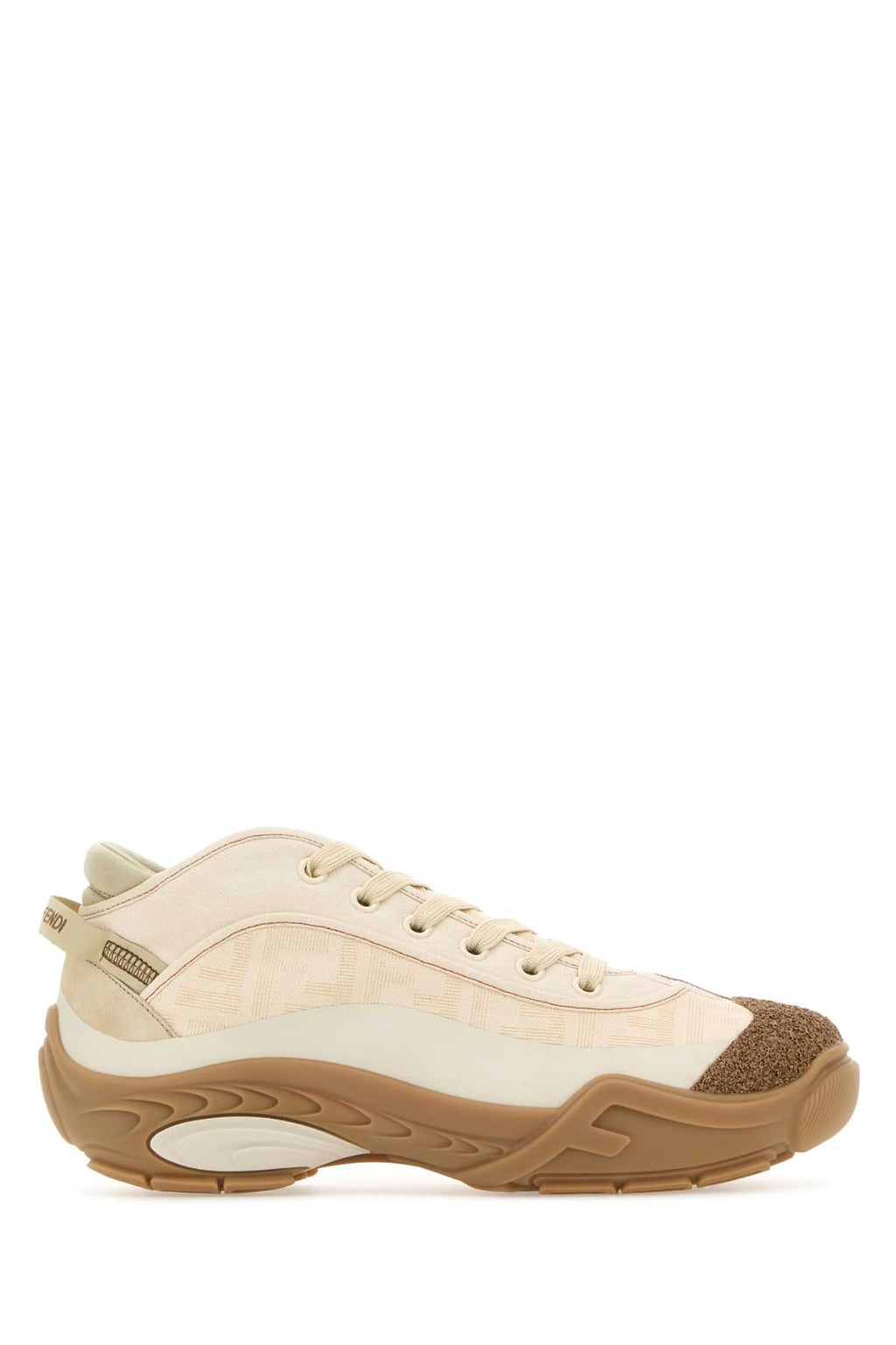 FENDI SNEAKERS For Men Exterior: 100% Cotton 100% Calf 100% Cork Interior: 100% Fabric 100% Leather Sole: Rubber