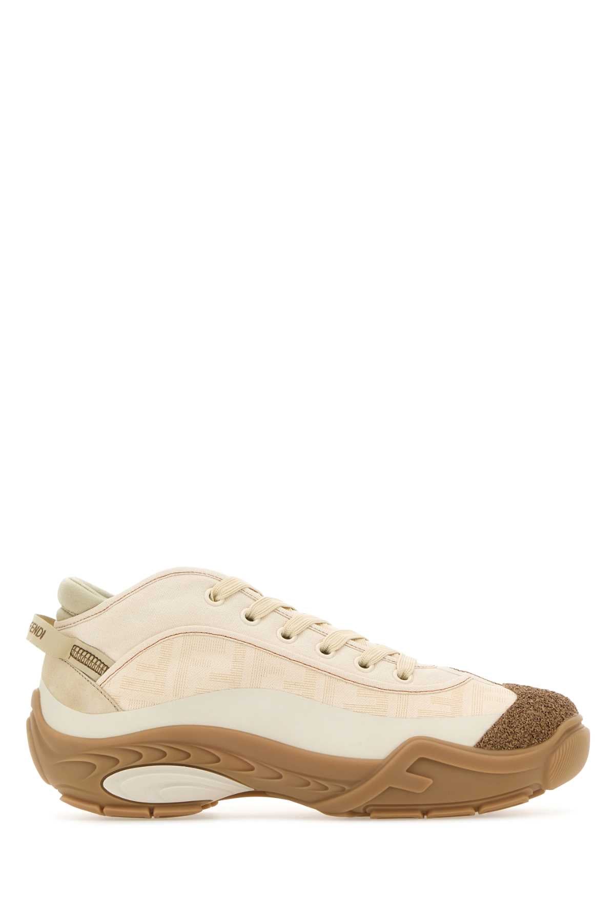 FENDI SNEAKERS For Men Exterior: 100% Cotton 100% Calf 100% Cork Interior: 100% Fabric 100% Leather Sole: Rubber