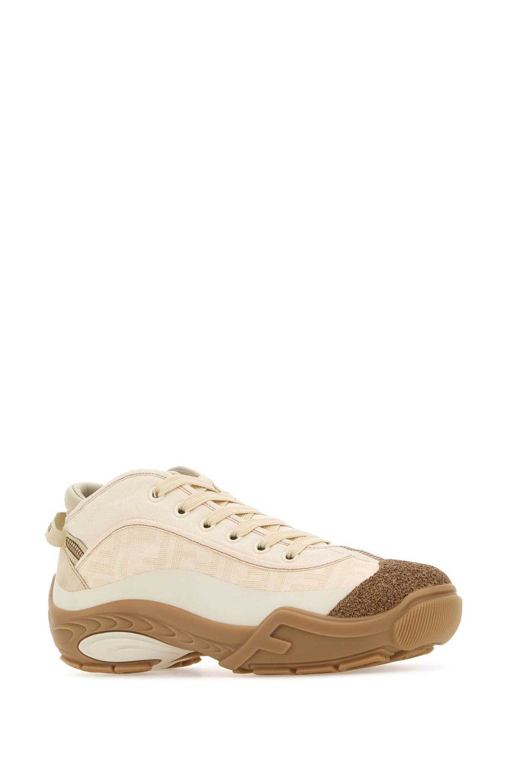 FENDI SNEAKERS For Men Exterior: 100% Cotton 100% Calf 100% Cork Interior: 100% Fabric 100% Leather Sole: Rubber