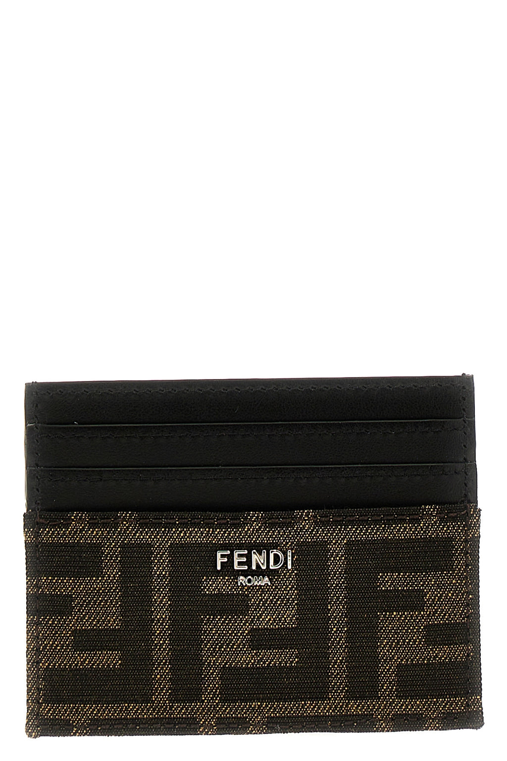 FENDI 'FF' card holder For Men 100% calfskin leather (Bos Taurus)