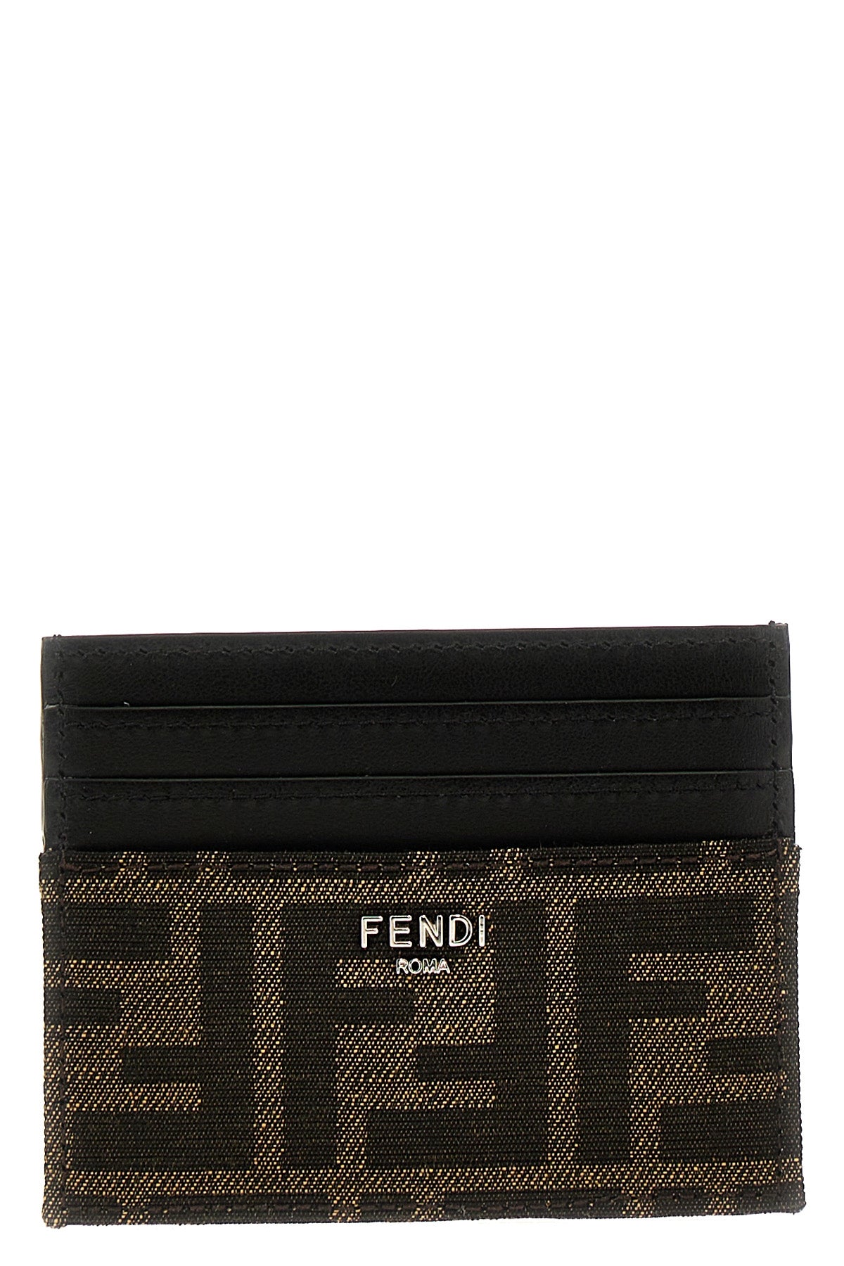 FENDI 'FF' card holder For Men 100% calfskin leather (Bos Taurus)