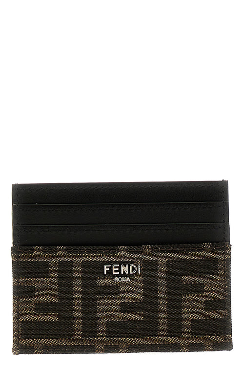 FENDI 'FF' card holder For Men 100% calfskin leather (Bos Taurus)