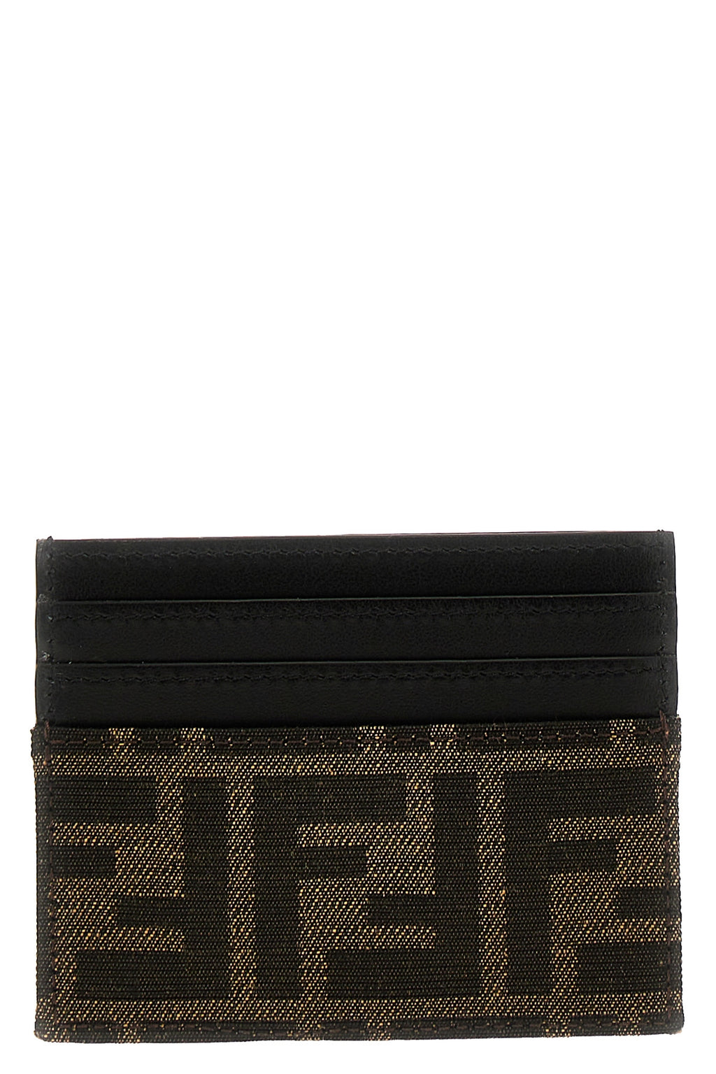 FENDI 'FF' card holder For Men 100% calfskin leather (Bos Taurus)