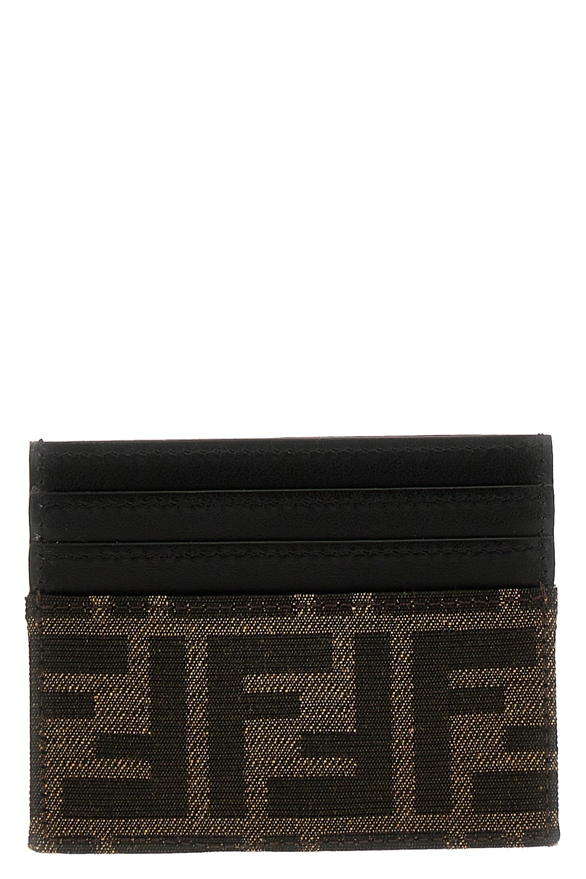 FENDI 'FF' card holder For Men 100% calfskin leather (Bos Taurus)