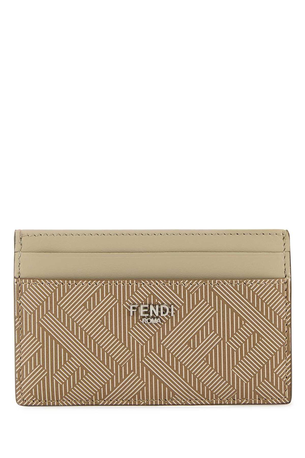 FENDI CARD CASE VIT.KING ST.FF For Men Exterior: 100% Calf Finishing: Palladium