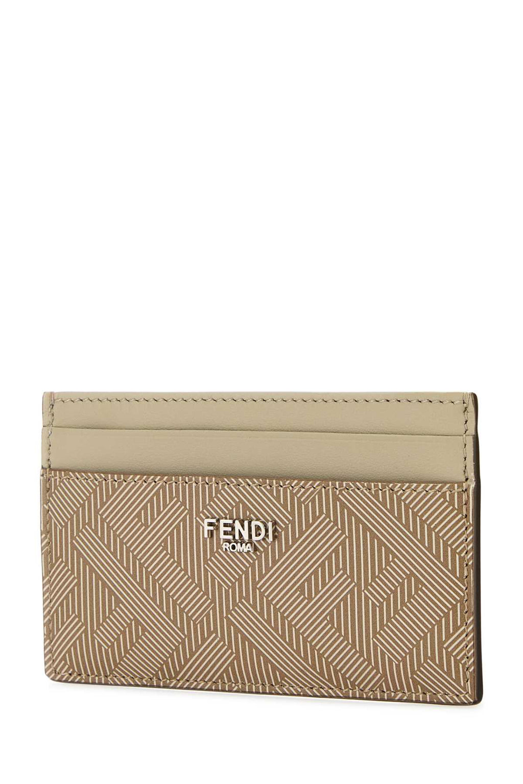 FENDI CARD CASE VIT.KING ST.FF For Men Exterior: 100% Calf Finishing: Palladium