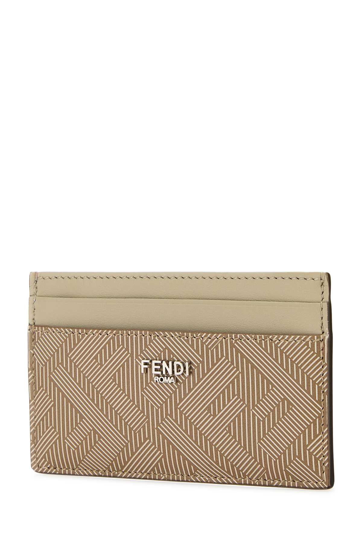FENDI CARD CASE VIT.KING ST.FF For Men Exterior: 100% Calf Finishing: Palladium