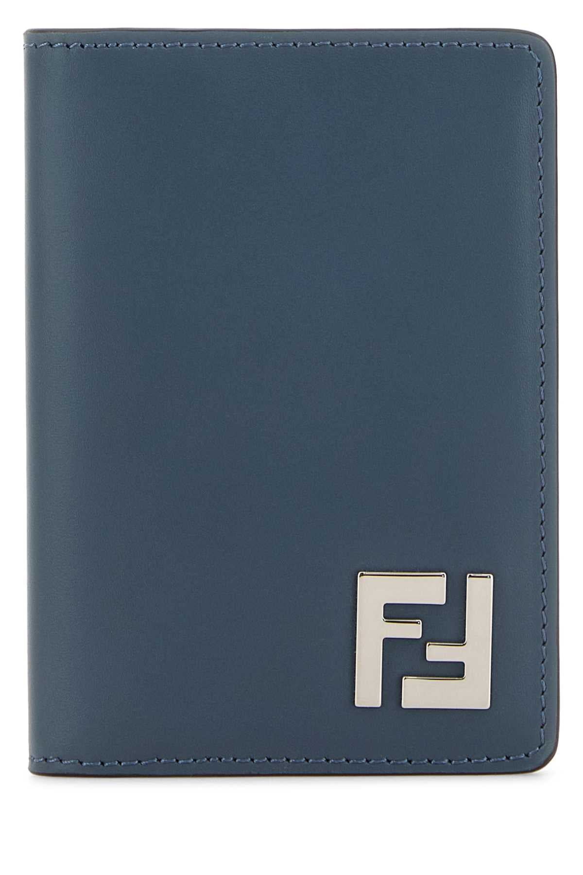 FENDI VERTICAL CARD C VIT.KING/ PU F For Men Exterior: 100% Leather Finishing: Silver metal