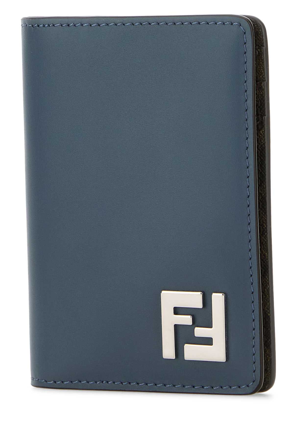 FENDI VERTICAL CARD C VIT.KING/ PU F For Men Exterior: 100% Leather Finishing: Silver metal