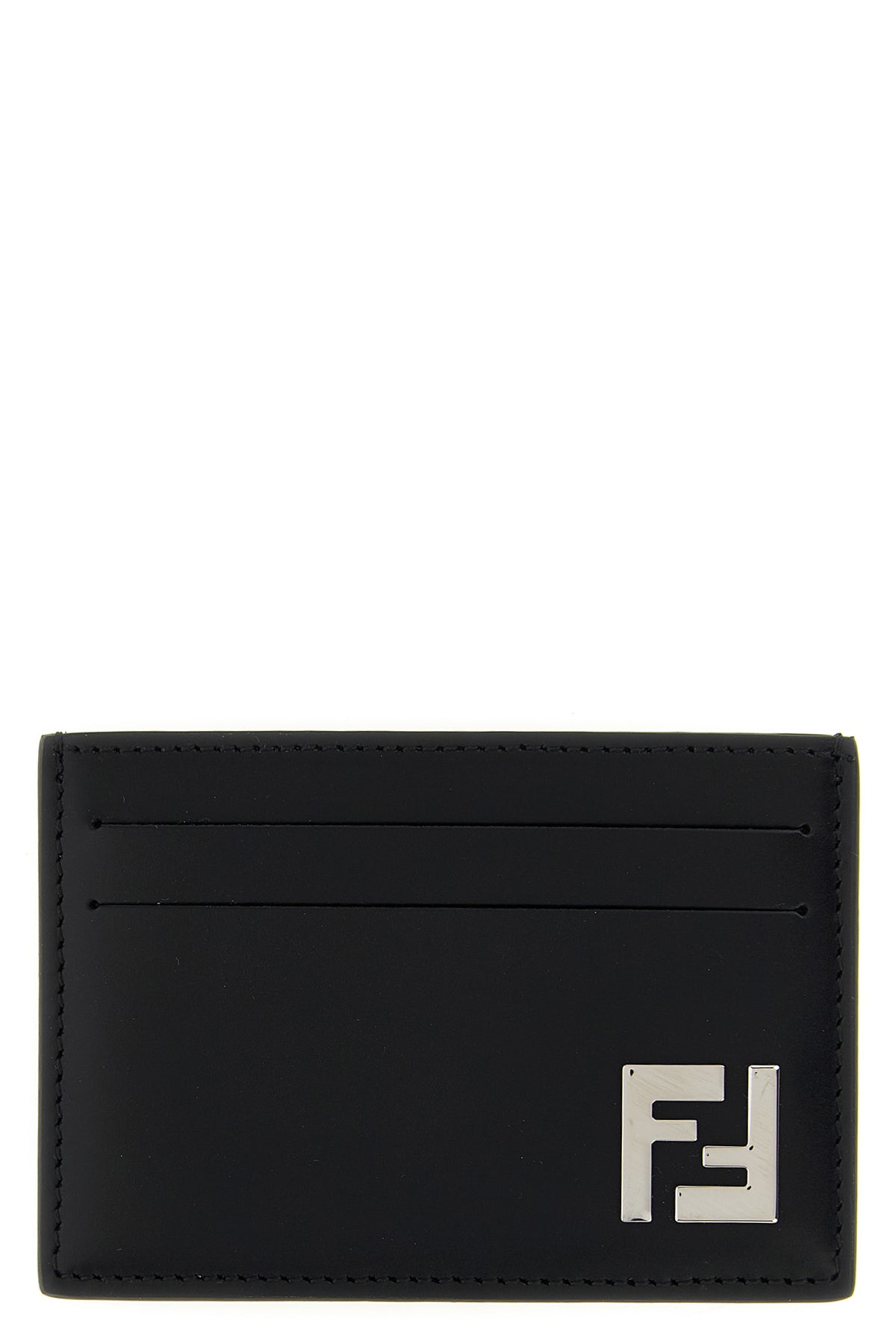 FENDI 'Slim Squared FF' card holder For Men 100% calfskin leather (Bos Taurus)