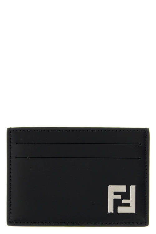FENDI 'Slim Squared FF' card holder For Men 100% calfskin leather (Bos Taurus)