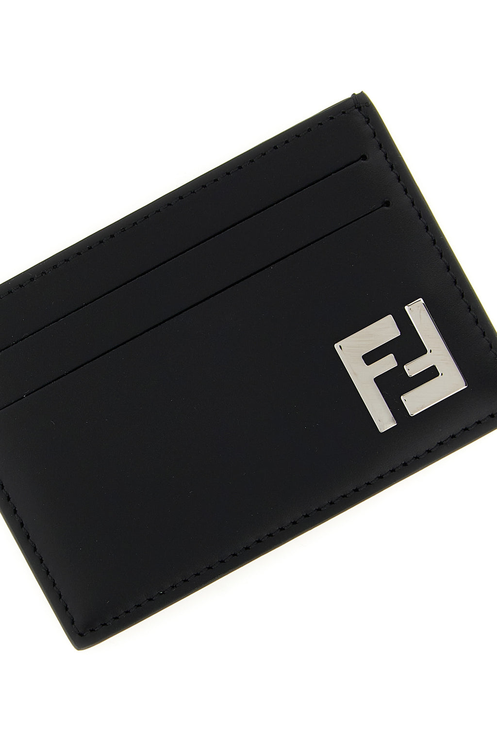 FENDI 'Slim Squared FF' card holder For Men 100% calfskin leather (Bos Taurus)