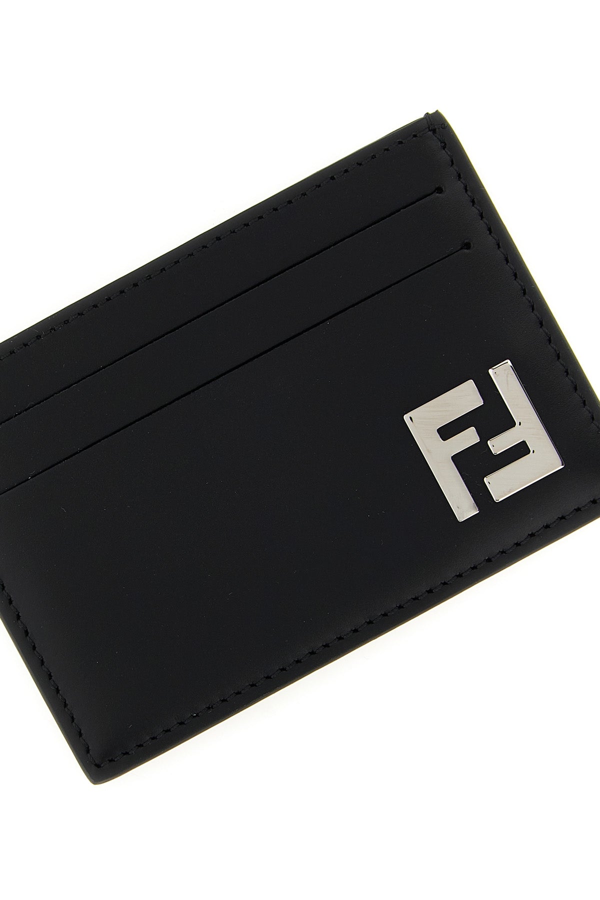 FENDI 'Slim Squared FF' card holder For Men 100% calfskin leather (Bos Taurus)