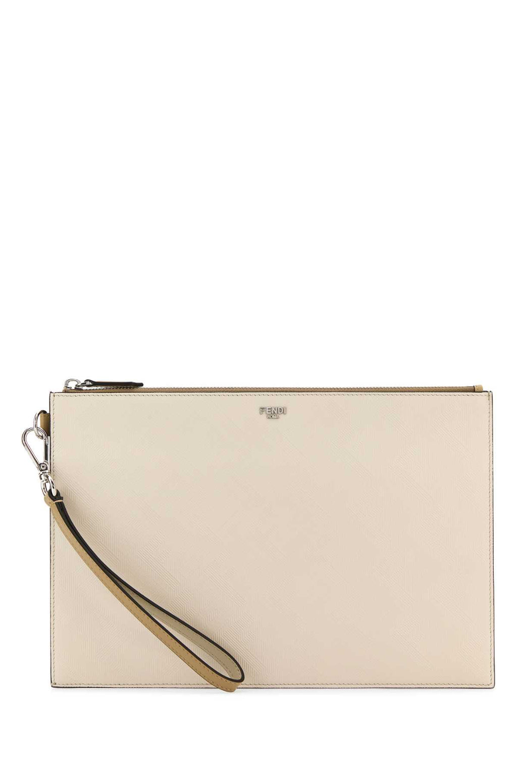FENDI POUCH VIT.KING ST.FF For Men Exterior: 100% Calf Lining: 100% Leather Finishing: Silver metal