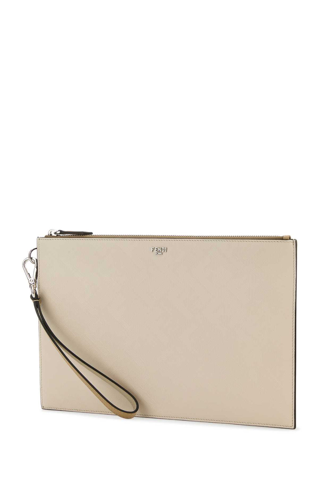 FENDI POUCH VIT.KING ST.FF For Men Exterior: 100% Calf Lining: 100% Leather Finishing: Silver metal