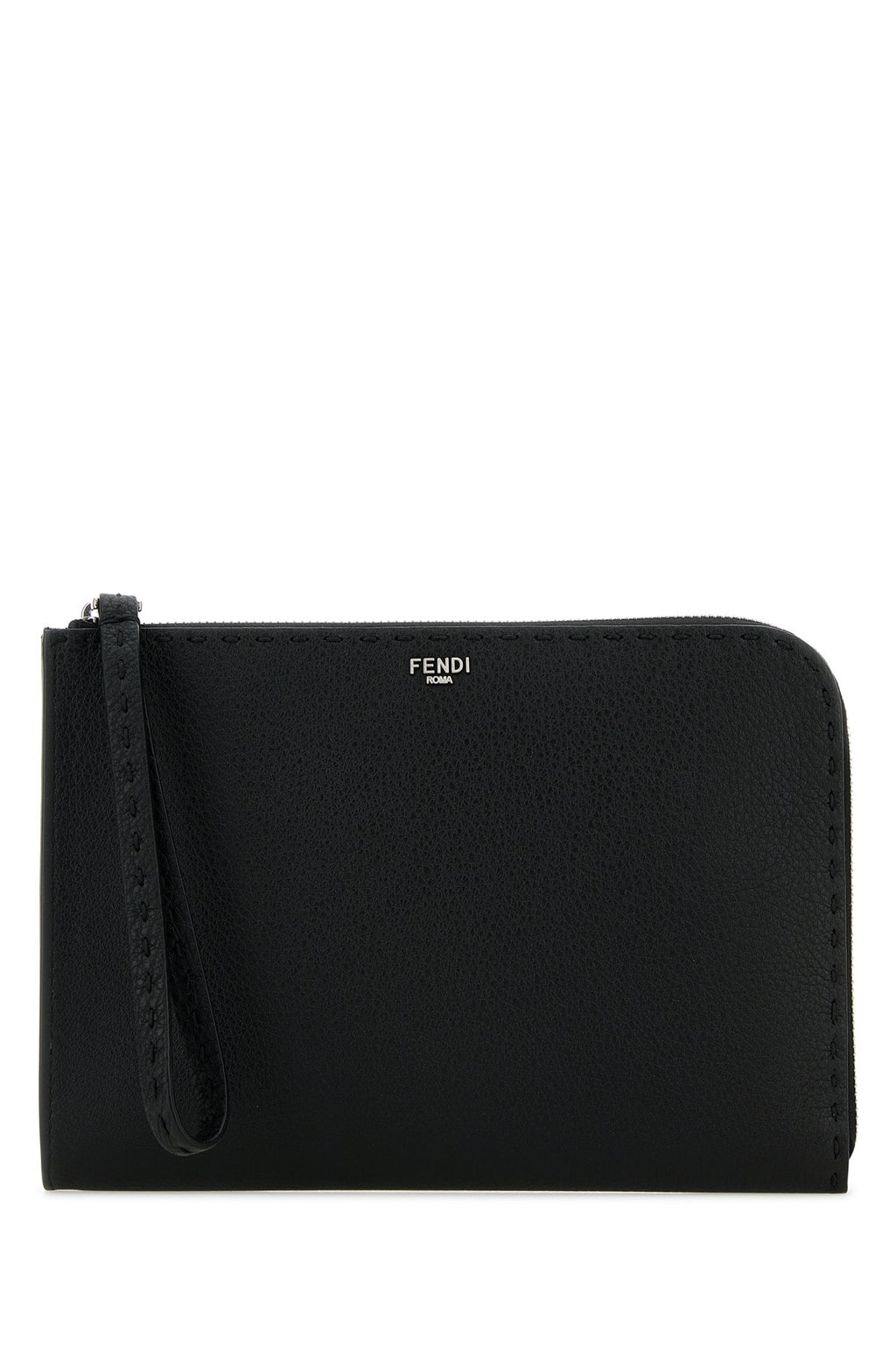 FENDI POUCH SELLERIA For Men Exterior: 100% Calf Lining: 100% Fabric Finishing: Silver metal