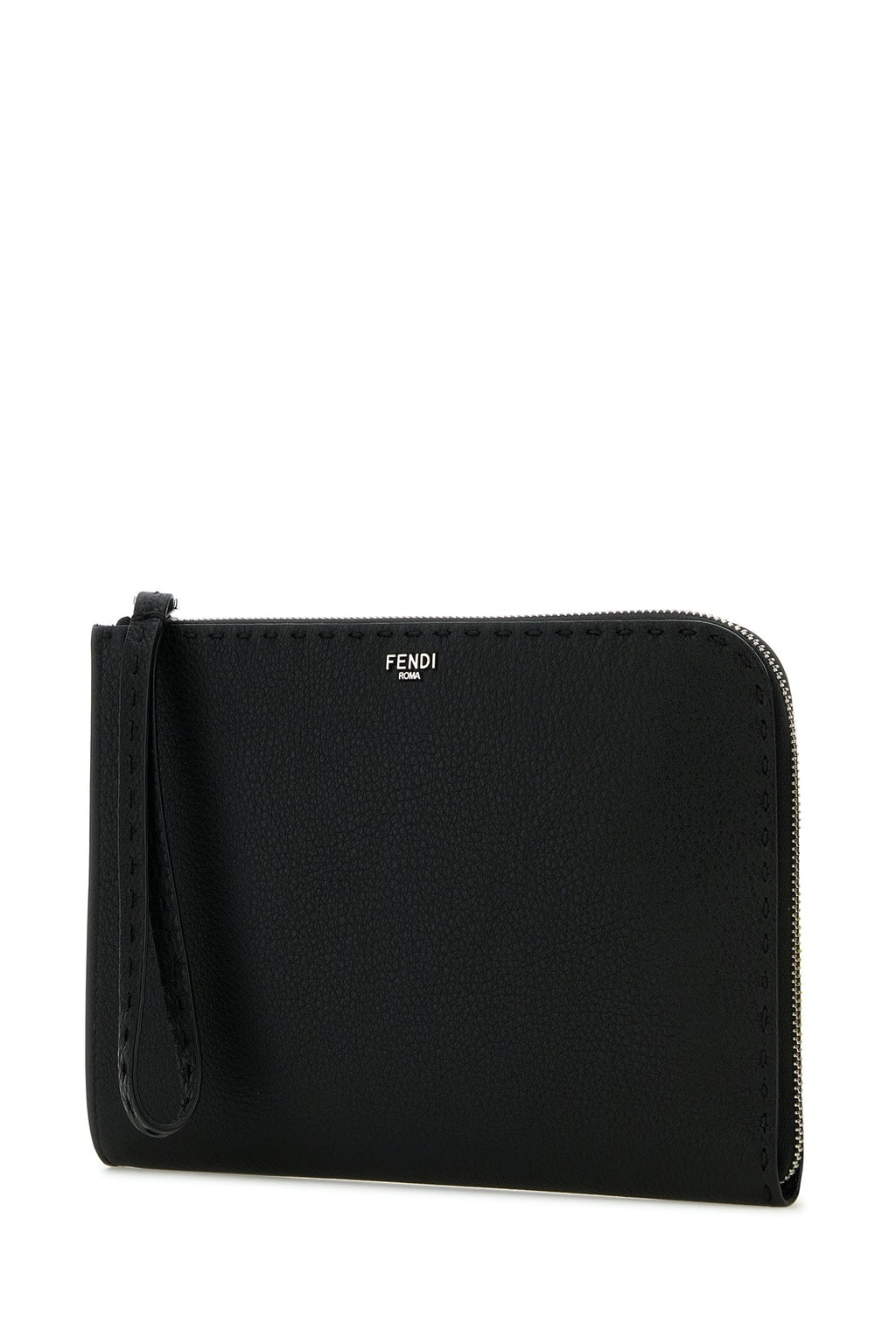FENDI POUCH SELLERIA For Men Exterior: 100% Calf Lining: 100% Fabric Finishing: Silver metal