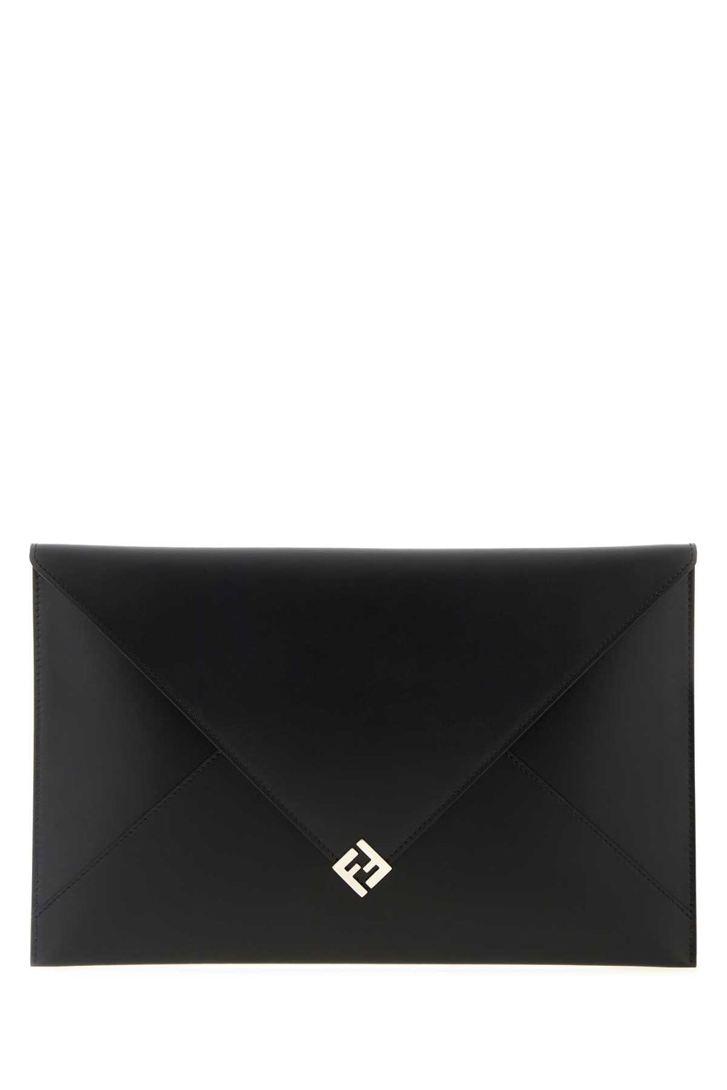 FENDI BUSTINA GRAN DE LISCIA CON PLACCA FF For Men Exterior: 100% Leather Lining: 100% Fabric Finishing: Silver metal