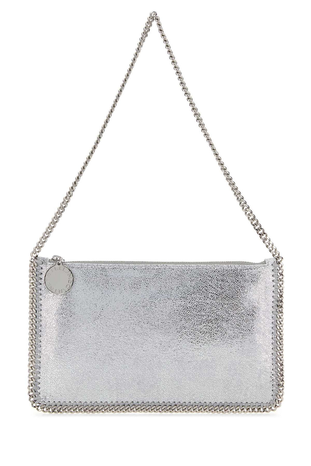 STELLA MCCARTNEY Pochette Accessoir Eco Shiny Dotted Chamois For Women Exterior: 100% Fabric Lining: 100% Fabric Finishing: Silver metal