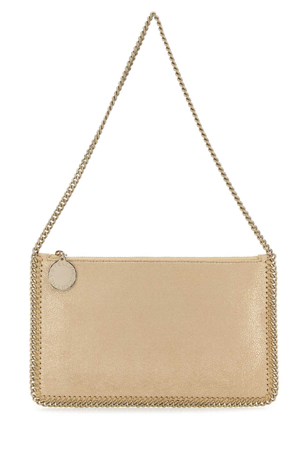 STELLA MCCARTNEY Falabella Pochette Accessoire Eco Shiny Dotted For Women Exterior: 100% Fabric Lining: 100% Fabric Finishing: Platinum