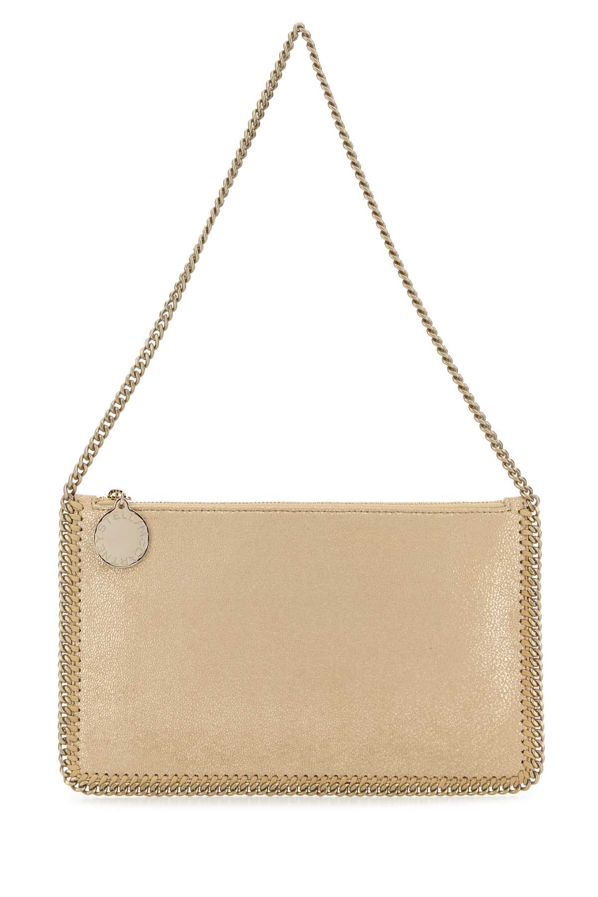 STELLA MCCARTNEY Falabella Pochette Accessoire Eco Shiny Dotted For Women Exterior: 100% Fabric Lining: 100% Fabric Finishing: Platinum