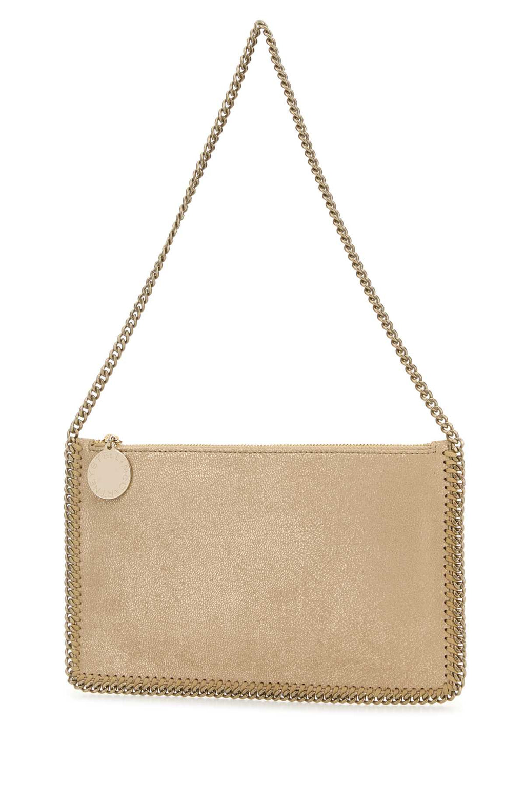 STELLA MCCARTNEY Falabella Pochette Accessoire Eco Shiny Dotted For Women Exterior: 100% Fabric Lining: 100% Fabric Finishing: Platinum