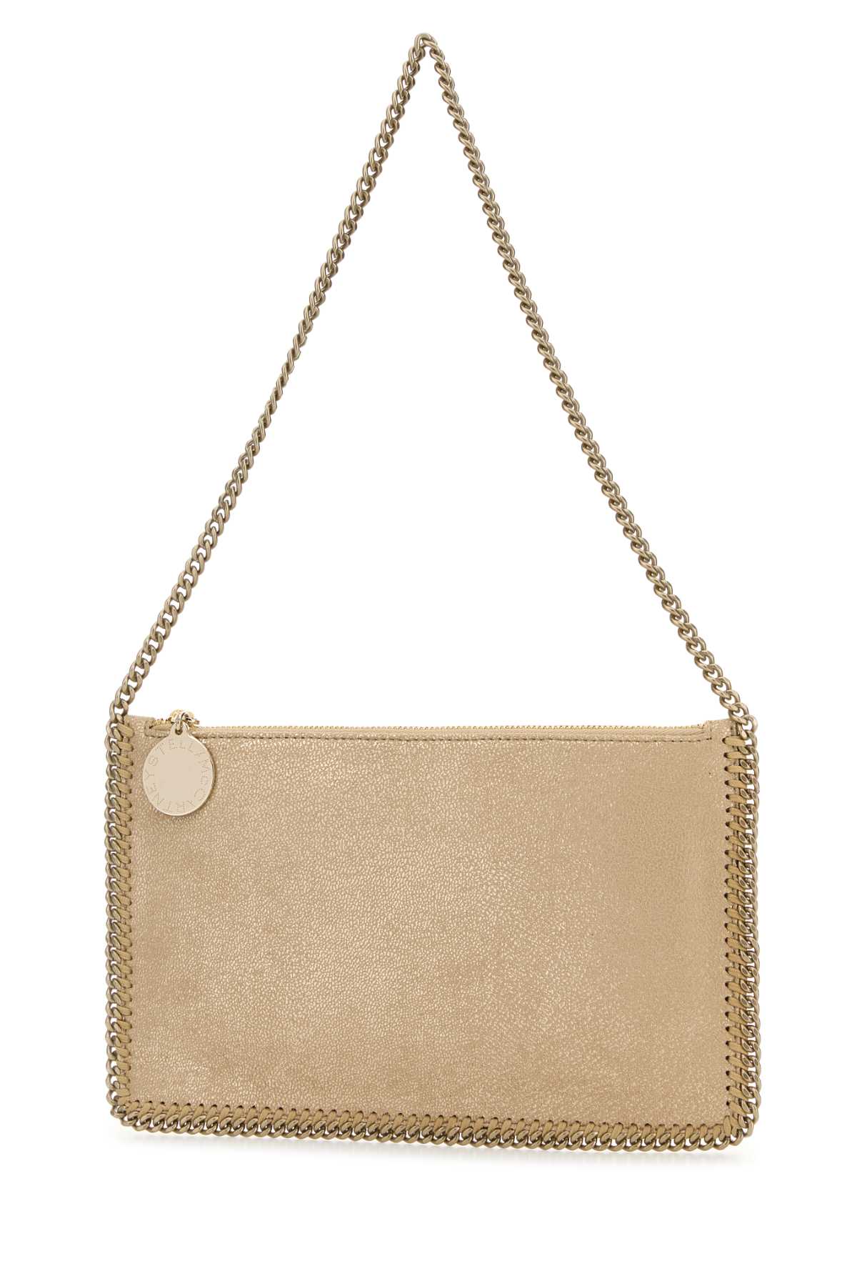 STELLA MCCARTNEY Falabella Pochette Accessoire Eco Shiny Dotted For Women Exterior: 100% Fabric Lining: 100% Fabric Finishing: Platinum