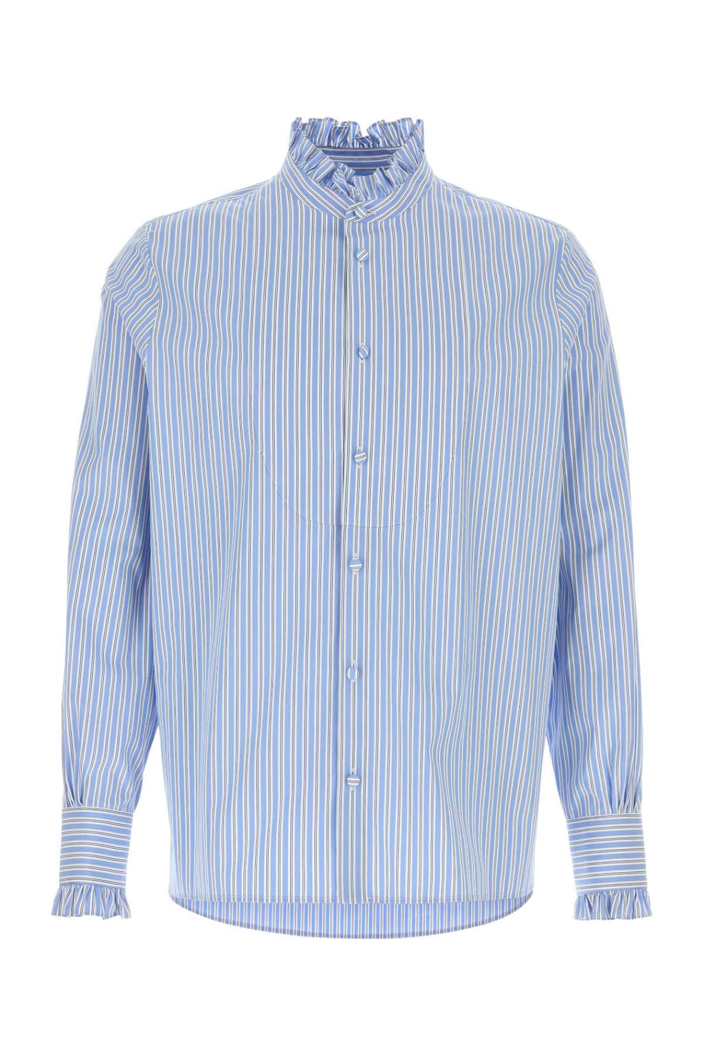 VALENTINO GARAVANI CAMICIA APERTA CON PLASTR For Men Exterior: 100% Cotton