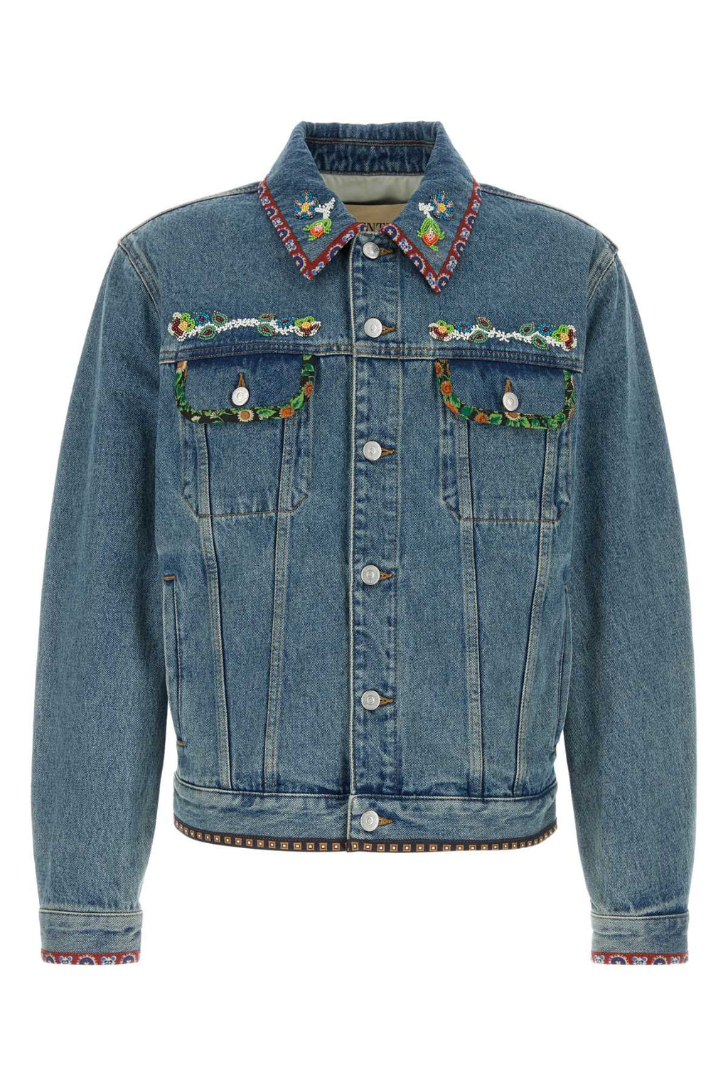 VALENTINO GARAVANI DENIM JACKETS | EMBROIDER For Men PA100%
