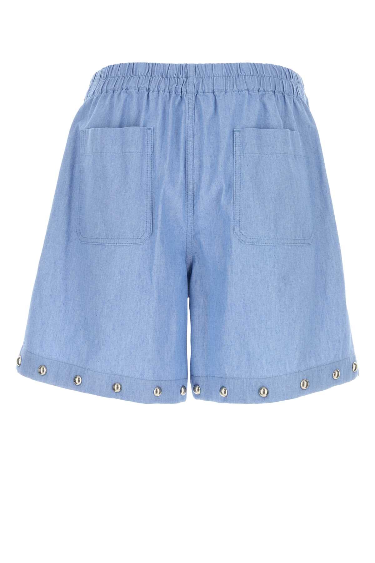 VALENTINO GARAVANI SHORT IN DENIM | DENIM |