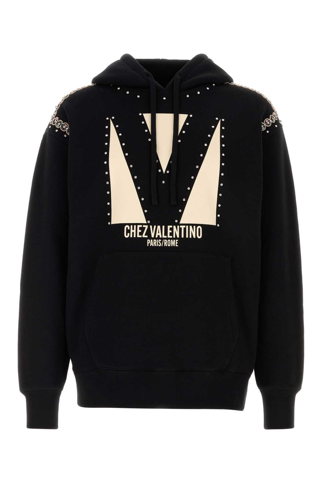 VALENTINO GARAVANI JERSEY FELPA | EMBROIDERI For Men Exterior: 100% Cotton