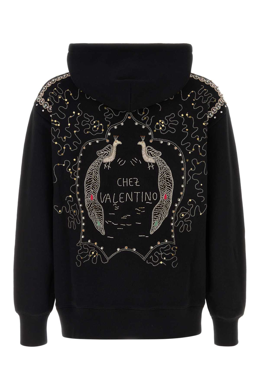 VALENTINO GARAVANI JERSEY FELPA | EMBROIDERI For Men Exterior: 100% Cotton