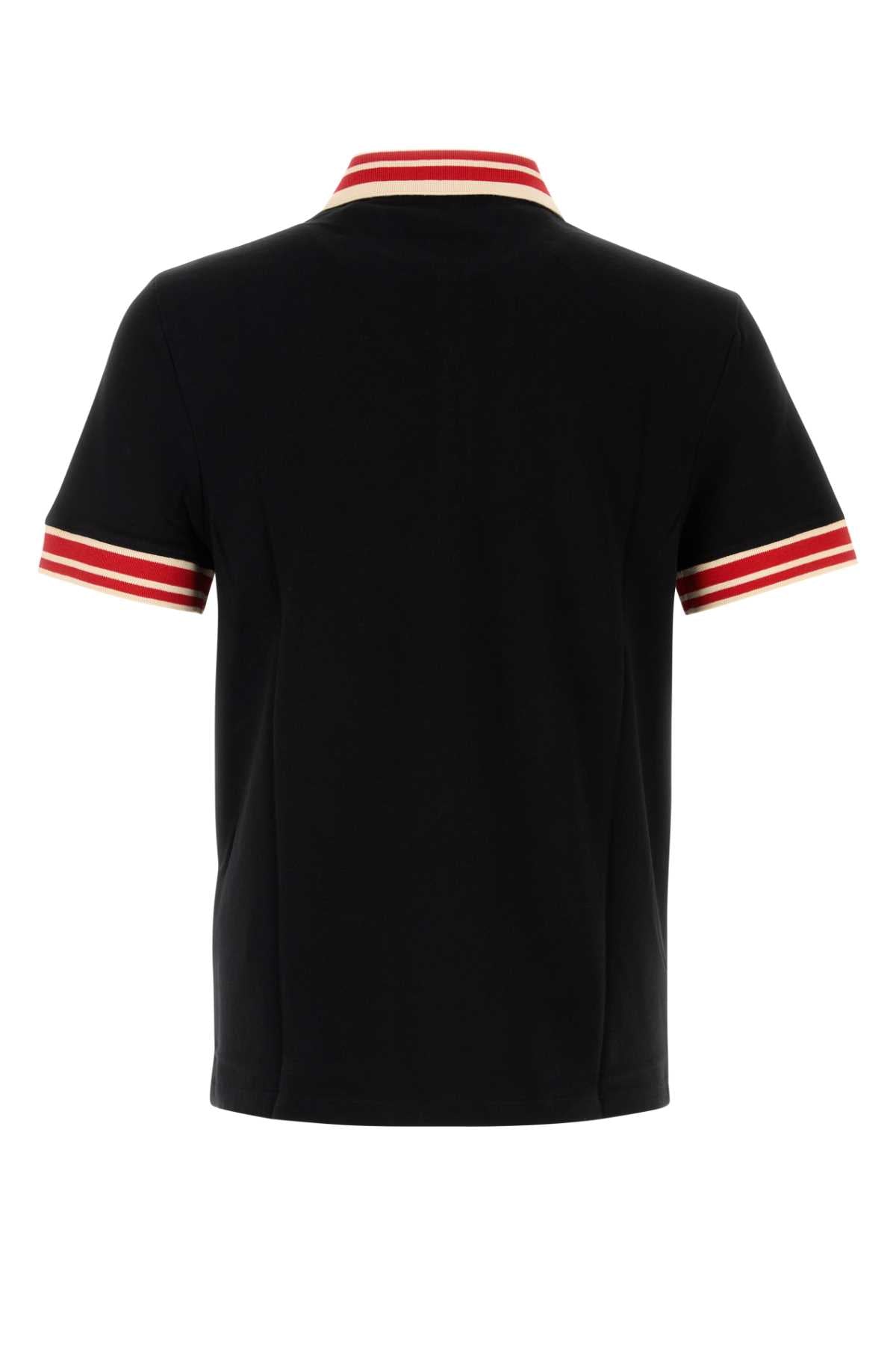 VALENTINO GARAVANI POLO JERSEY,REGULAR,EMBRO For Men Exterior: 100% Cotton