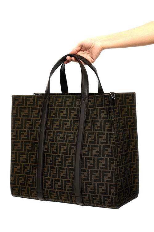 FENDI 'FF' shopping bag For Unisex 62% polyester 33% cotton 5% res