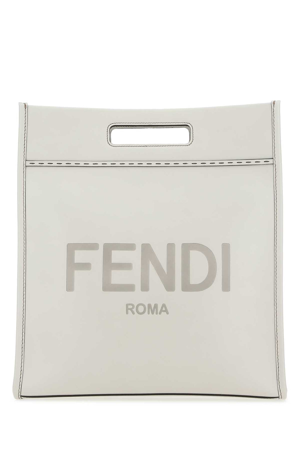 FENDI BORSA For Men Exterior: 100% Calf Lining: 90% Polyester 10% Polyurethane Finishing: Silver metal
