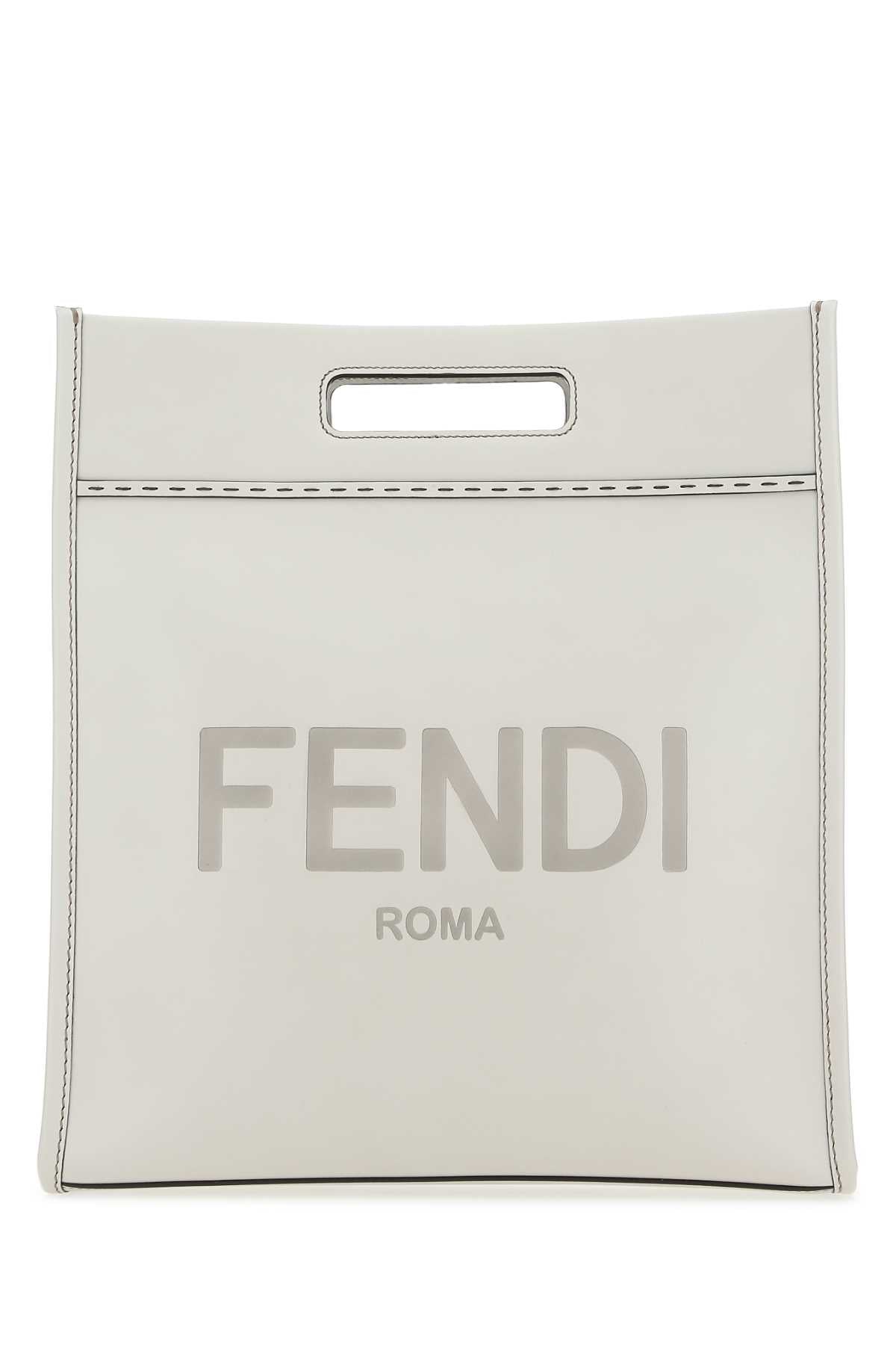 FENDI BORSA For Men Exterior: 100% Calf Lining: 90% Polyester 10% Polyurethane Finishing: Silver metal