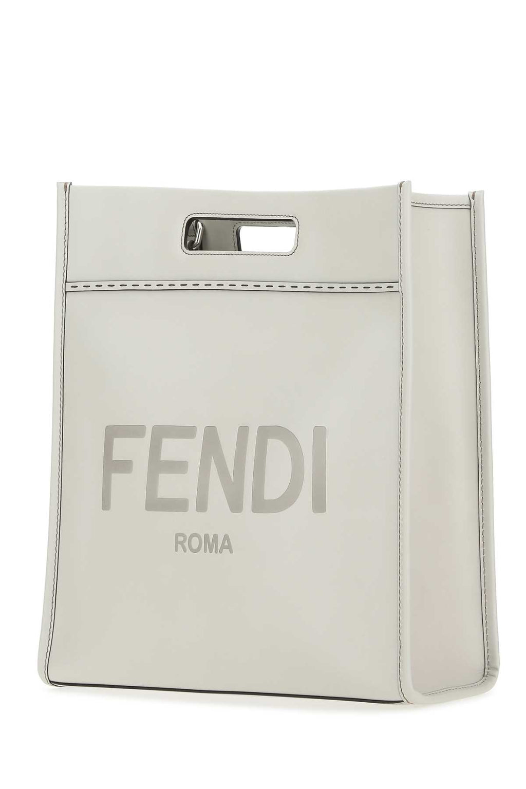 FENDI BORSA For Men Exterior: 100% Calf Lining: 90% Polyester 10% Polyurethane Finishing: Silver metal