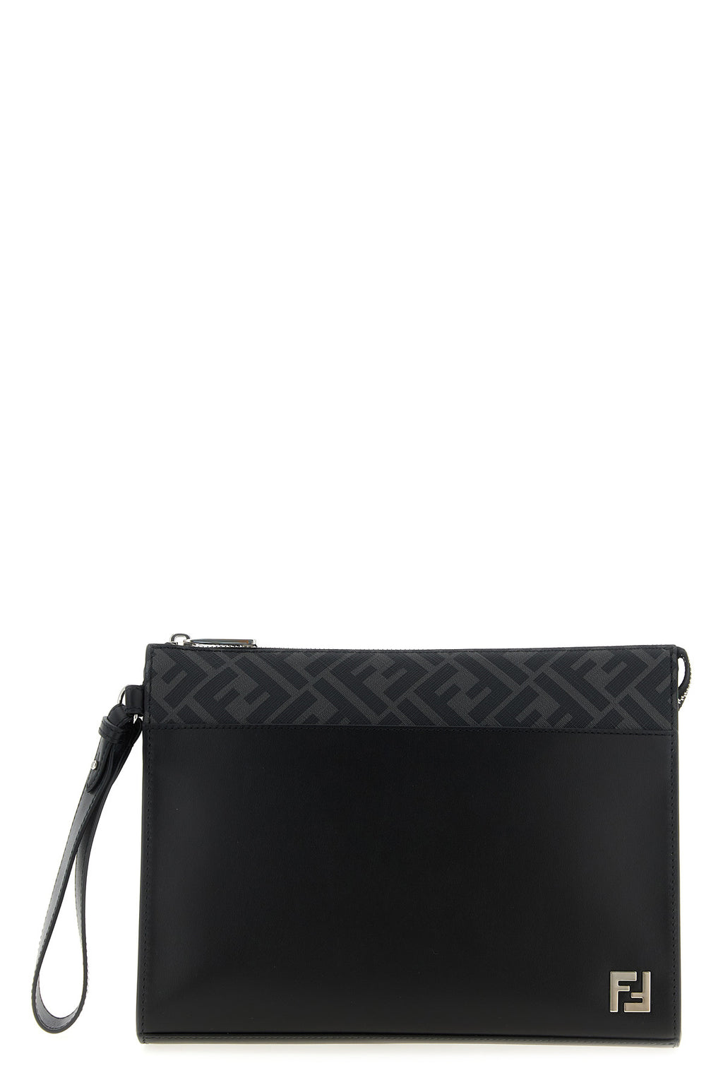 FENDI 'Squared FF' clutch For Men 100% calfskin leather (Bos Taurus)