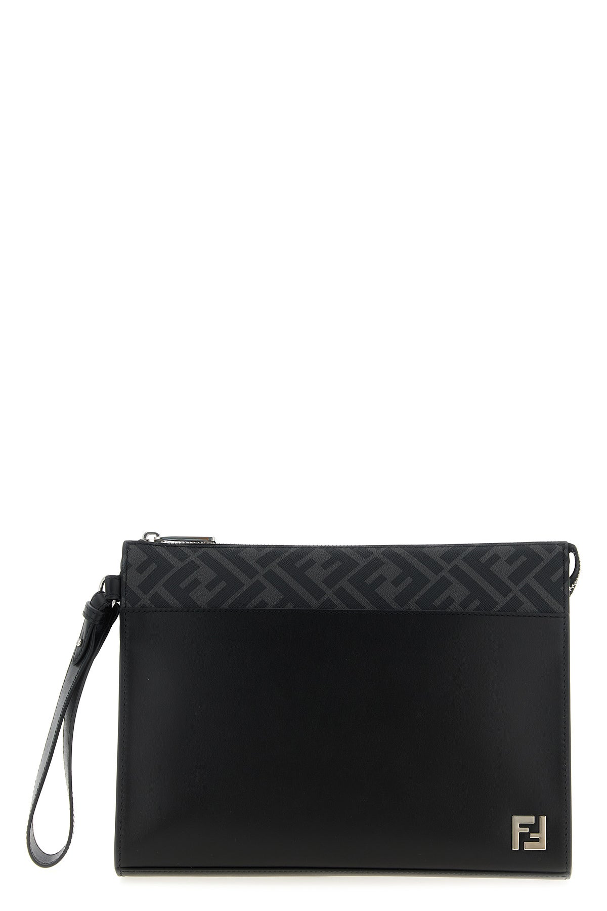 FENDI 'Squared FF' clutch For Men 100% calfskin leather (Bos Taurus)