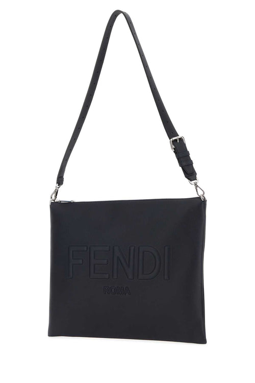 FENDI BORSA For Men Exterior: 100% Leather Lining: 100% Suede Finishing: Silver metal
