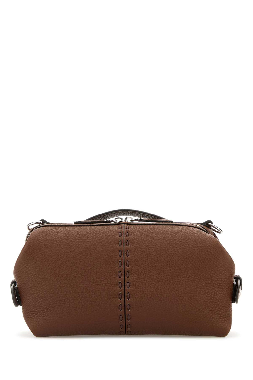 FENDI FENDI SIESTA CUOIO ROMA MF/ For Men Exterior: 100% Leather Lining: 100% Fabric Finishing: Silver metal