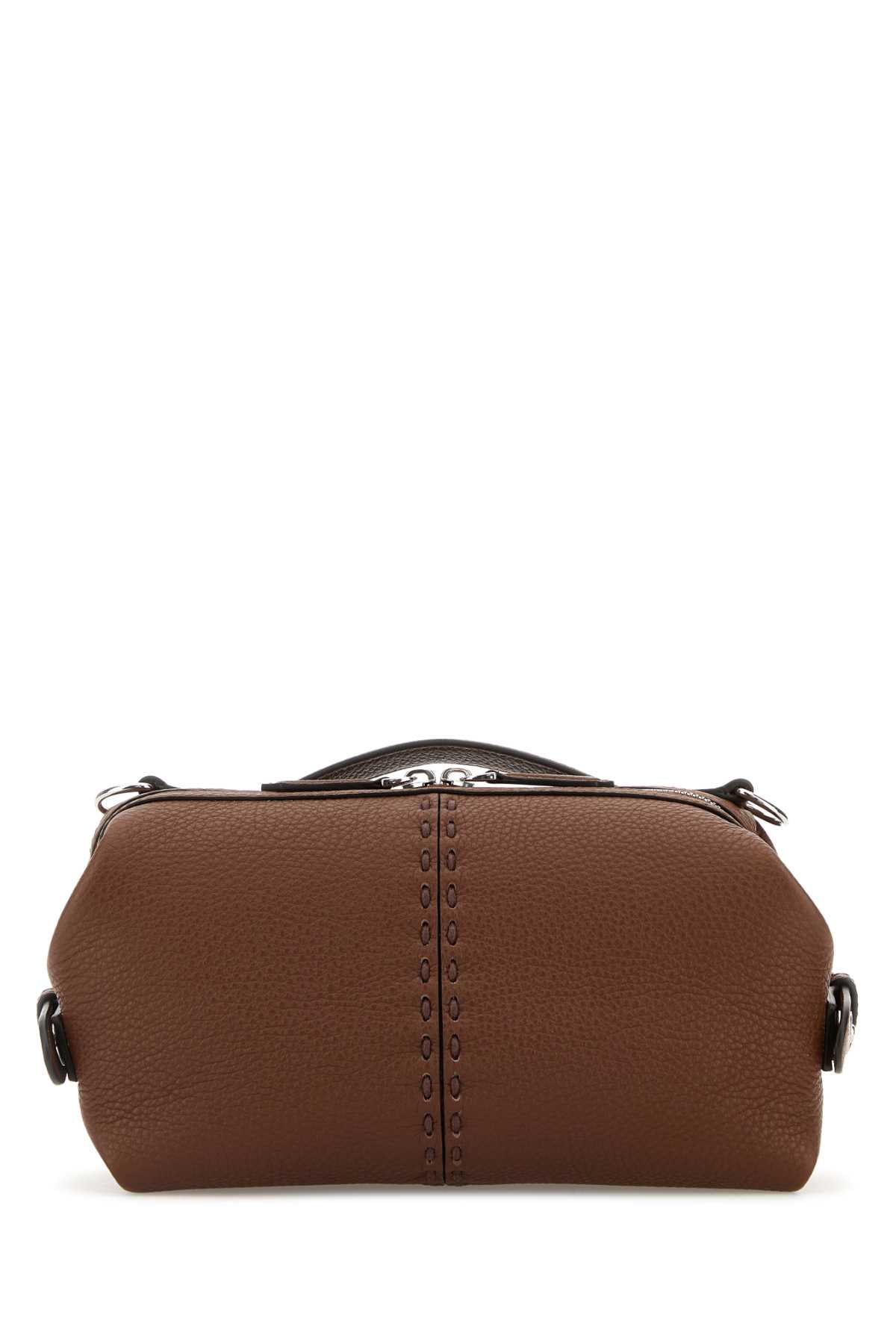 FENDI FENDI SIESTA CUOIO ROMA MF/ For Men Exterior: 100% Leather Lining: 100% Fabric Finishing: Silver metal