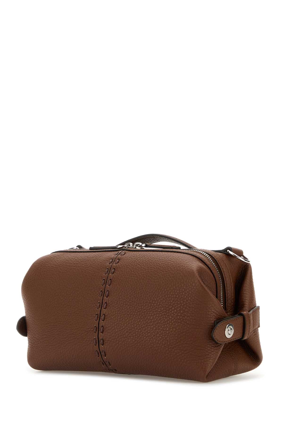 FENDI FENDI SIESTA CUOIO ROMA MF/ For Men Exterior: 100% Leather Lining: 100% Fabric Finishing: Silver metal
