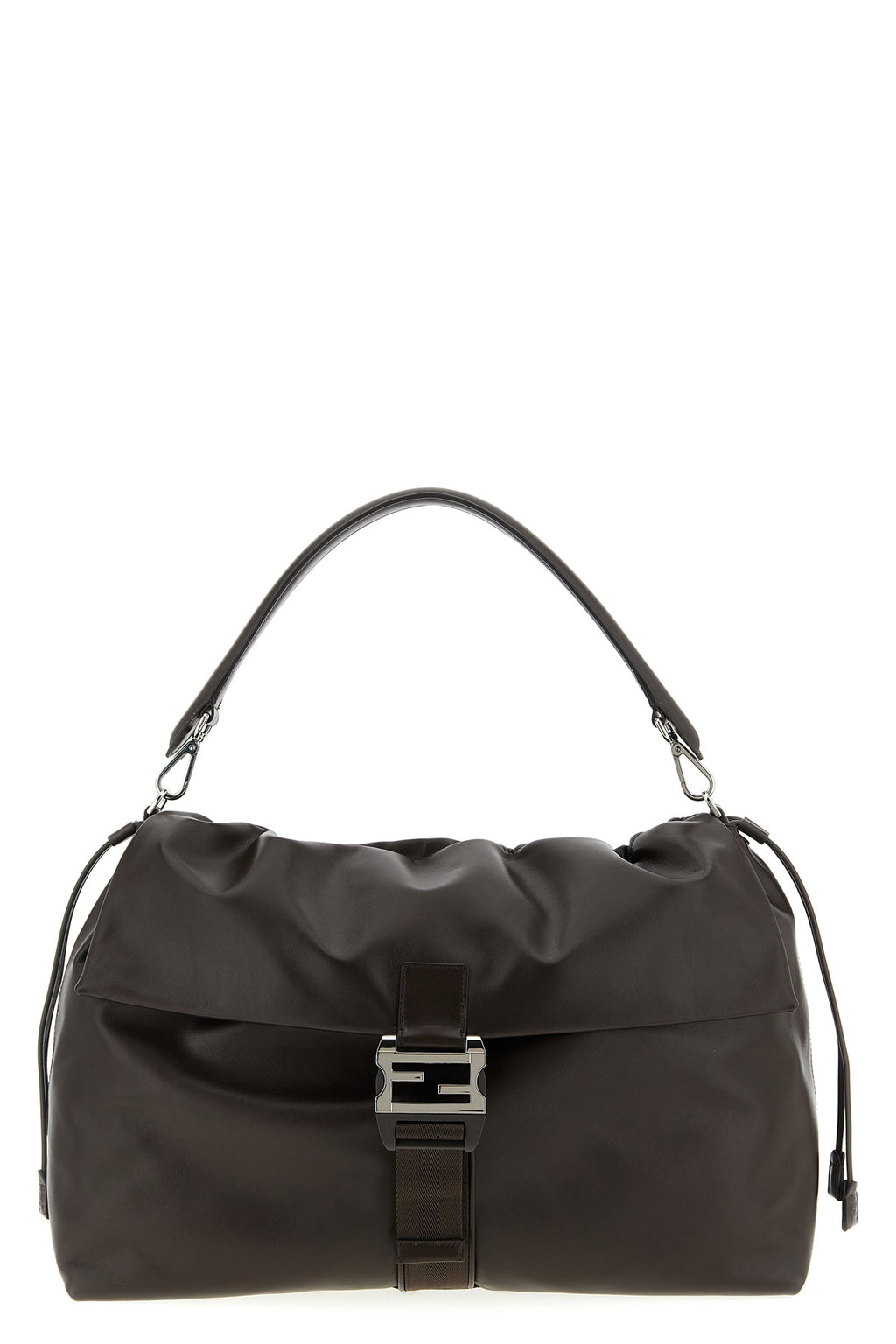 FENDI 'Fendi Flux Maxi Messanger' handbag For Men 100% calfskin leather (Bos Taurus)