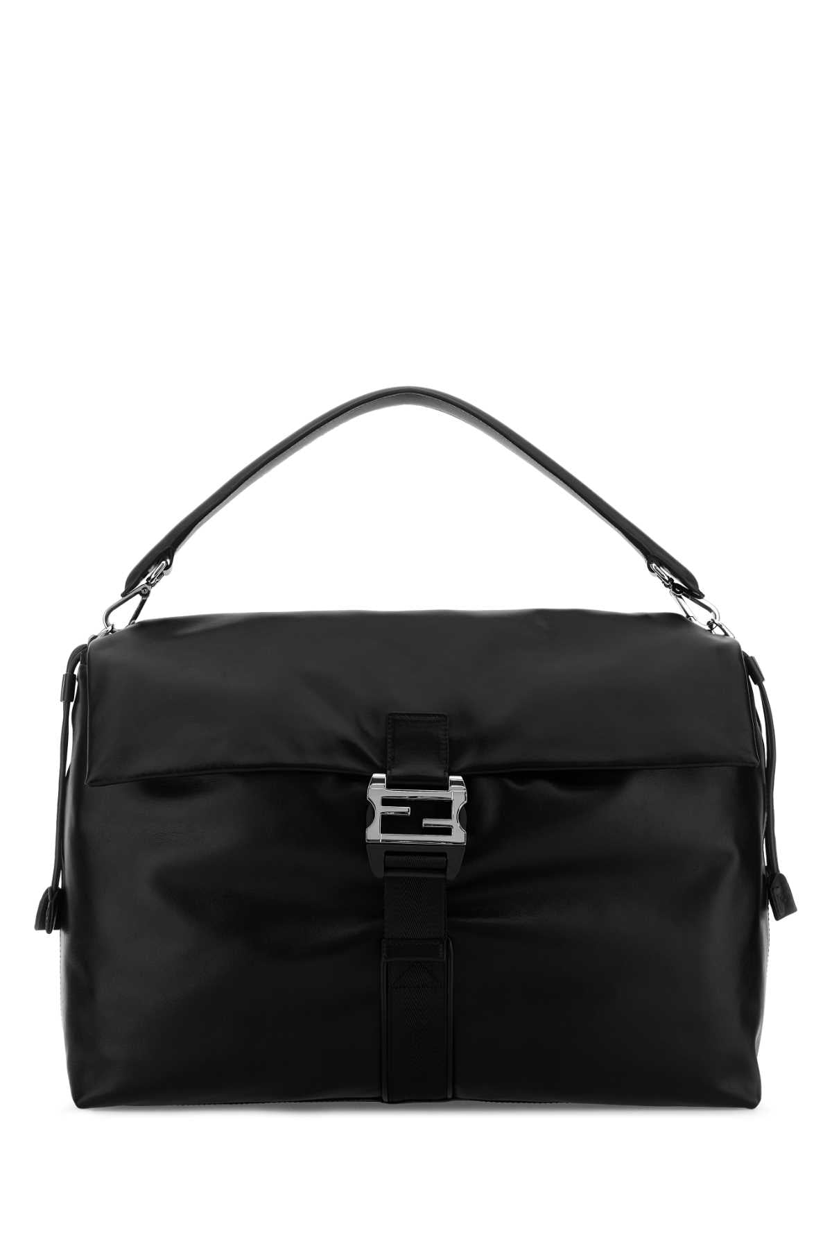 FENDI MAMMA BAGUETTE GRANDE For Men Exterior: 100% Calf Lining: 100% Fabric Finishing: Silver metal