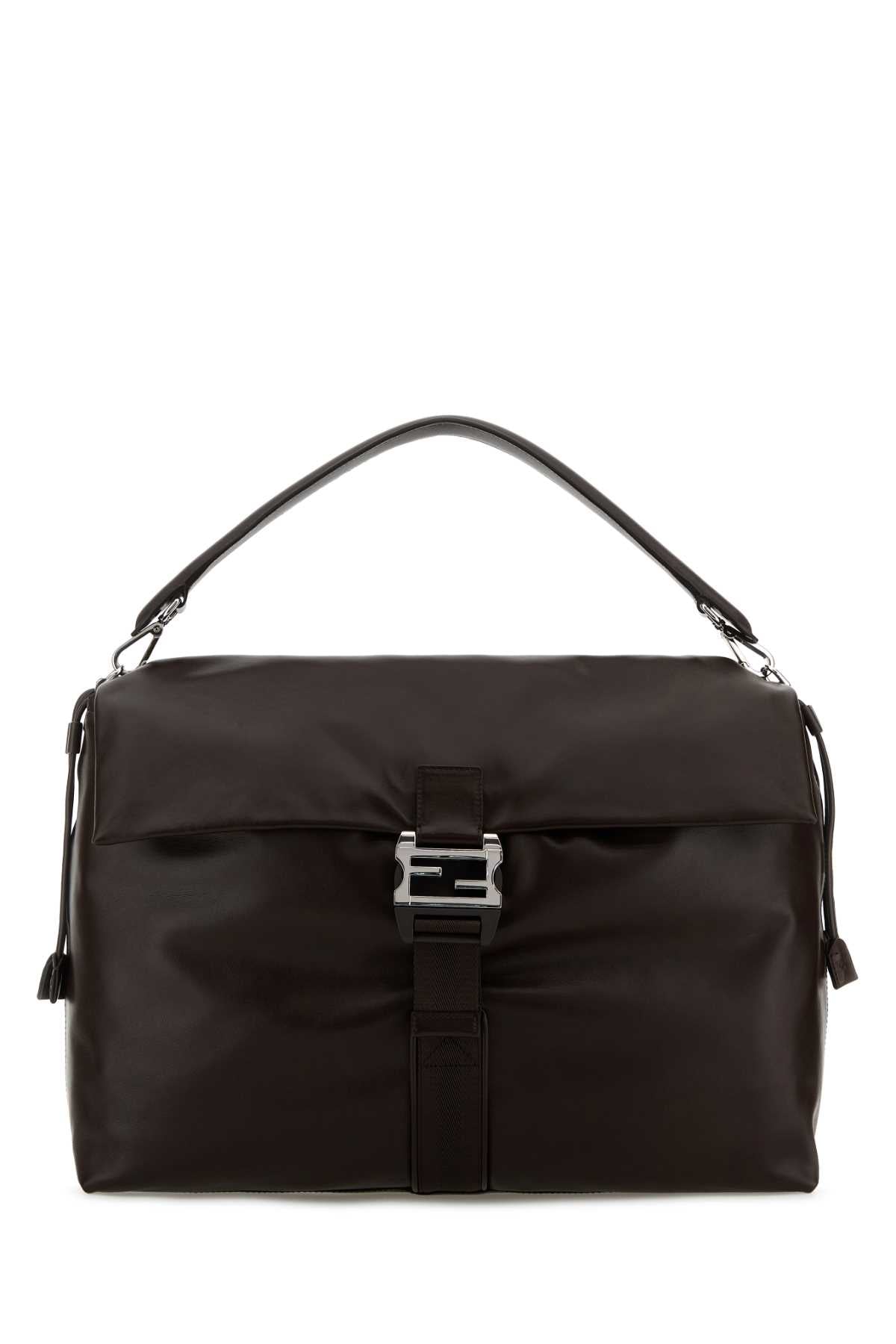 FENDI MAMMA BAGUETTE GRANDE For Men Exterior: 100% Calf Lining: 100% Fabric Finishing: Silver metal