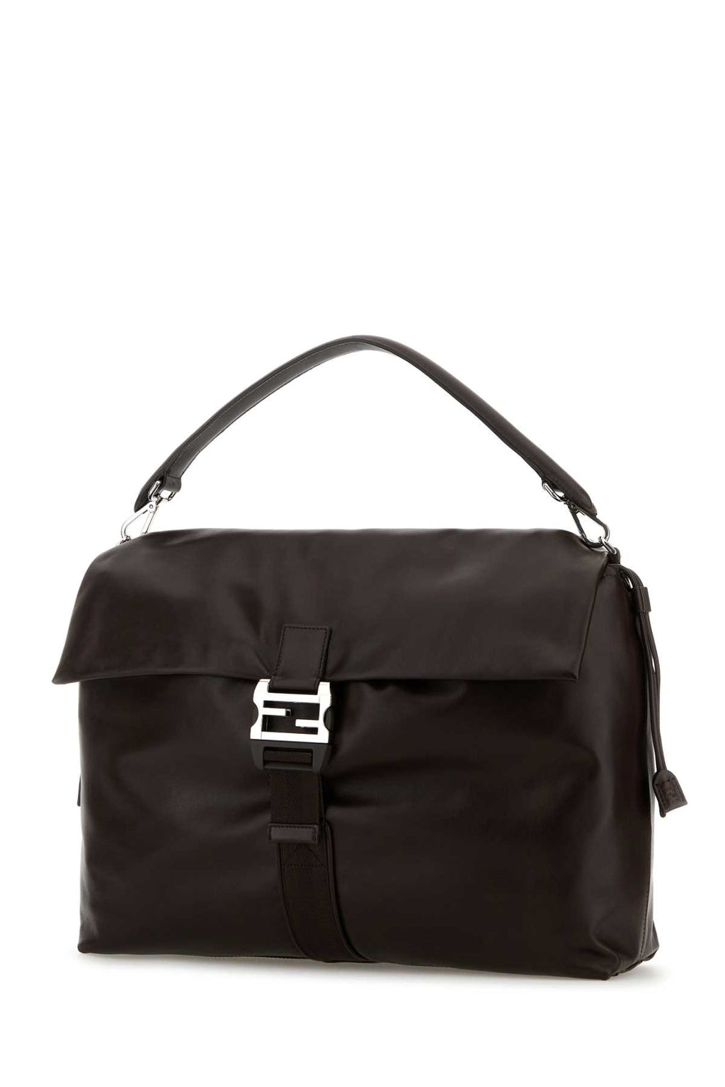 FENDI MAMMA BAGUETTE GRANDE For Men Exterior: 100% Calf Lining: 100% Fabric Finishing: Silver metal