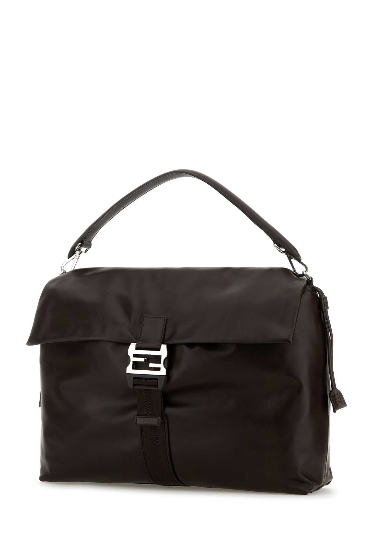 FENDI MAMMA BAGUETTE GRANDE For Men Exterior: 100% Calf Lining: 100% Fabric Finishing: Silver metal