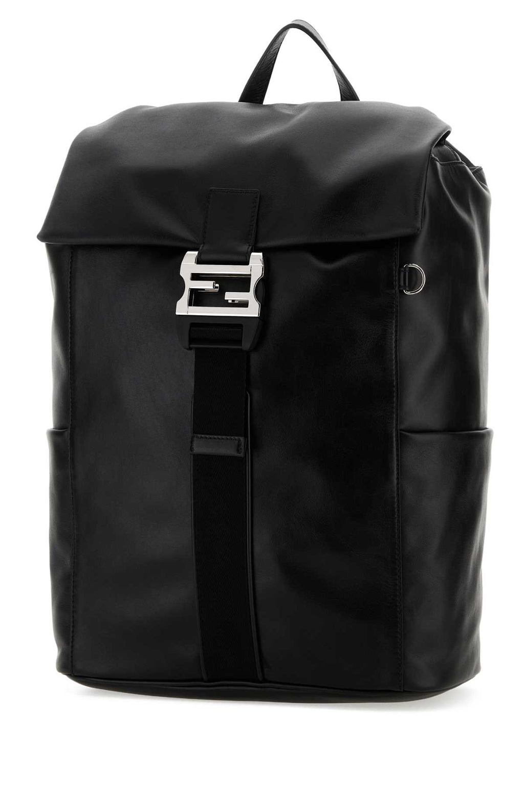 FENDI BAGUETTE BACKPACK For Men Exterior: 100% Calf Lining: 100% Fabric Finishing: Silver metal