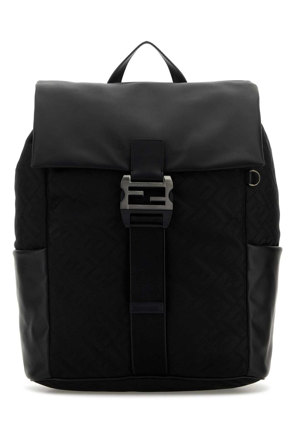 FENDI BAGUETTE BACKPACK For Men Exterior: 100% Nylon Lining: 100% Fabric Finishing: Silver metal
